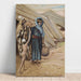 Reproduktion af maleriet James Tissot - Agar s'éloigner sig fra Abraham