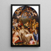 La Descente de Croix - Agnolo Bronzino — indrammet kunstværk på væggen