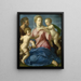 La Sainte Famille avec l'enfant saint Jean-Baptiste - Agnolo Bronzino — indrammet kunstværk på væggen