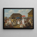Marché de lin à la Dominique - Agostino Brunias — indrammet kunstværk på væggen