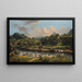 Vue sur la rivière Roseau, Dominique - Agostino Brunias — indrammet kunstværk på væggen