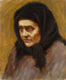 La Femme au foulard noir - Akseli Gallen-Kallela — visning af kunstværket