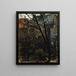 Akseli GallenKallela - Parisian backyard.webp