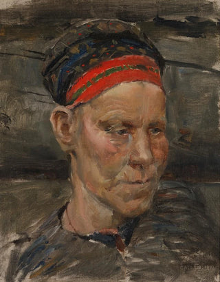 Akseli GallenKallela - Portrait Of A Karelian Woman.webp