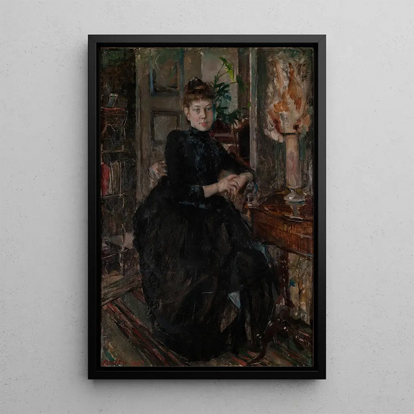 Reproduktion af maleriet Portræt af Mary Slr på kunstnerens forlovede - Akseli Gallen-Kallela