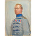 Reproduktion af maleriet L'ordonnance du régent Mannerheim, Gustaf Hagenau - Akseli Gallen-Kallela
