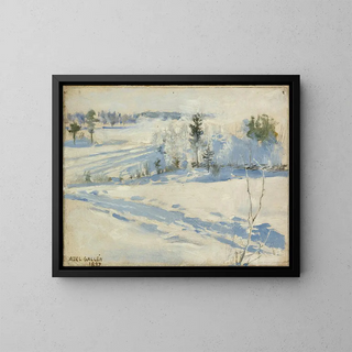 Akseli GallenKallela - Winter Landscape.webp