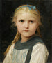 Portrait af en pige - Albert Anker — visning af kunstværket