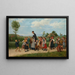 La Promenade scolaire - Albert Anker — indrammet kunstværk på væggen