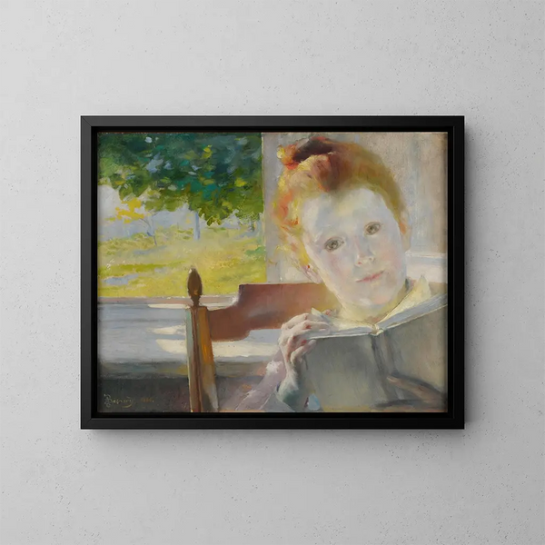 Matinée - Albert Besnard — indrammet kunstværk på væggen