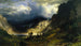 Tempête dans les montagnes Rocheuses Mt Rosalie - Albert Bierstadt | Reproduction — visning af kunstværket