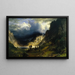 Tempête dans les montagnes Rocheuses Mt Rosalie - Albert Bierstadt | Reproduction — indrammet kunstværk på væggen