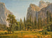 Chutes de Bridalveil, Yosemite-dalen, Californien - Albert Bierstadt — visning af kunstværket