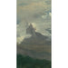 Reproduktion af maleriet Studie af skyer med bjergtoppe - Albert Bierstadt