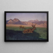 Hjort - Albert Bierstadt — indrammet kunstværk på væggen