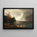 Estes Park Colorado Whytes Lake - Albert Bierstadt — indrammet kunstværk på væggen