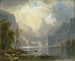 i Sierras - Albert Bierstadt — visning af kunstværket