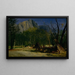 Conseil d'Indiens i Californien - Albert Bierstadt — indrammet kunstværk på væggen