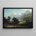 Lac Lucerne - Albert Bierstadt — indrammet kunstværk på væggen