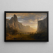 Vue plongeante sur la vallée de Yosemite, Californie - Albert Bierstadt — indrammet kunstværk på væggen