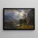 Mont Starr King Yosemite - Albert Bierstadt — indrammet kunstværk på væggen