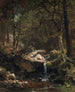 Ruisseau de montagne - Albert Bierstadt — visning af kunstværket