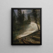 Chutes du Nevada à Yosemite - Albert Bierstadt — indrammet kunstværk på væggen