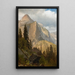 Reproduktion af maleriet North Dome Vallée de Yosemite - Albert Bierstadt