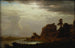 På Sweetwater nær Dæmonporten - Albert Bierstadt — visning af kunstværket