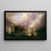 Landskab af Rocky Mountains - Albert Bierstadt — indrammet kunstværk på væggen