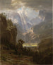 Montagnes Rocheuses Lander's Peak - Albert Bierstadt — visning af kunstværket