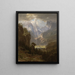 Montagnes Rocheuses Lander's Peak - Albert Bierstadt — indrammet kunstværk på væggen