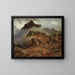 Studie af bjergformationer - Albert Bierstadt — indrammet kunstværk på væggen