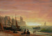 La flotte de pêche - Albert Bierstadt — visning af kunstværket
