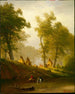La rivière Wolf au Kansas - Albert Bierstadt — visning af kunstværket