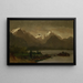 Uden titel - Albert Bierstadt — indrammet kunstværk på væggen