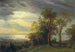 Vue sur l'Hudson - Albert Bierstadt — visning af kunstværket