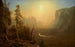 Vallée de Yosemite, sentier de Glacier Point - Albert Bierstadt — visning af kunstværket