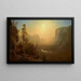 Vallée de Yosemite, sentier de Glacier Point - Albert Bierstadt — indrammet kunstværk på væggen