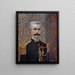 Portræt af Monsieur Pool af Albert Dubois-Pillet — indrammet kunsttryk på væggen