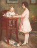 Nourrir le bébé - Albert Dumoulin — visning af kunstværket
