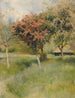 Aubépine en fleur Vue depuis Chantilly - Albert Edelfelt — visning af kunstværket