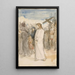 Reproduktion af maleriet Christ bliver ført til Golgata - Albert Edelfelt