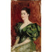 Reproduktion af maleriet Portrait af fru Dagmar Dippell skitse af komposition - Albert Edelfelt