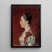 Reproduktion af maleriet Portrait af kunstnerens søster Annie Edelfelt - Albert Edelfelt