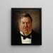 Portrait af August Streng - Albert Edelfelt — indrammet kunstværk på væggen