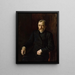 Portrait af professor Carl Gustav Estlander - Albert Edelfelt — indrammet kunstværk på væggen