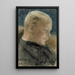 Portrait af forfatteren Karl A Tavaststjerna - Albert Edelfelt — indrammet kunstværk på væggen