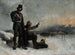 Scène de la guerre finlandaise - Albert Edelfelt — visning af kunstværket