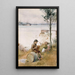Reproduktion af maleriet Sérénade sur le quai - Albert Edelfelt